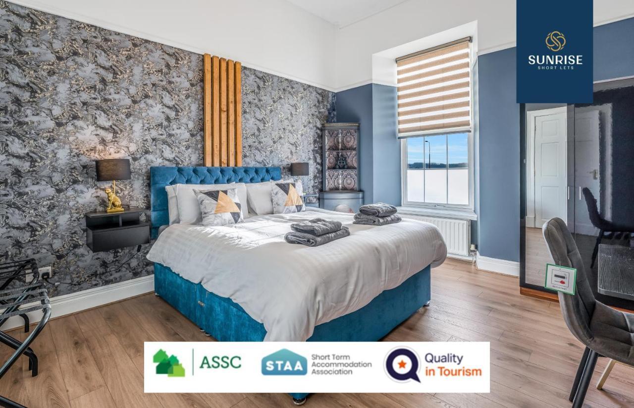 Presidential Apartment, Family Home, Luxury Bedrooms, 2 Rooms, 1 King Bed, 2 Single Beds, Free Wifi, Free Parking, Tourists, Business Travelers, Relocation, Beautiful River Views, - Long Stays, Invoice And Reduced Price Are Only Via Sunrise Short Let Dundee Ngoại thất bức ảnh